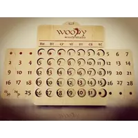 Календари Woody Настінний вічний календар “V2” Woody (w00d-1128 - 1347)